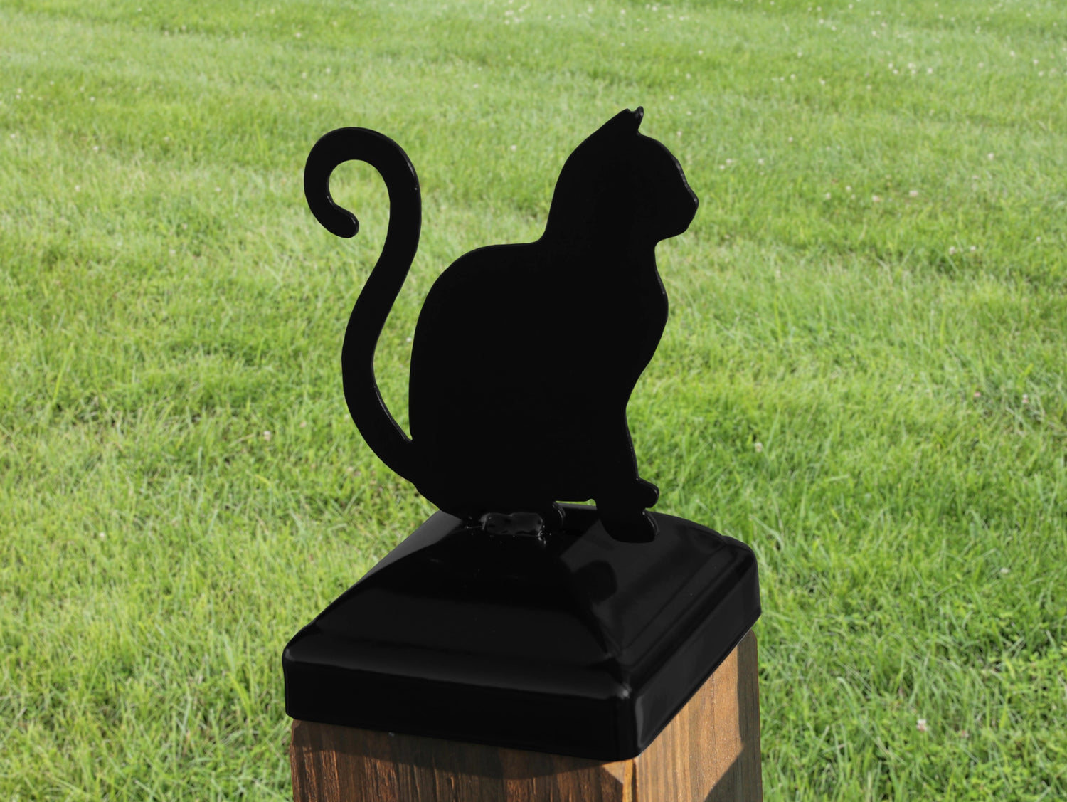 6X6 Cat Post Cap (5.5 x 5.5 Post Size) - Madison Iron and Wood