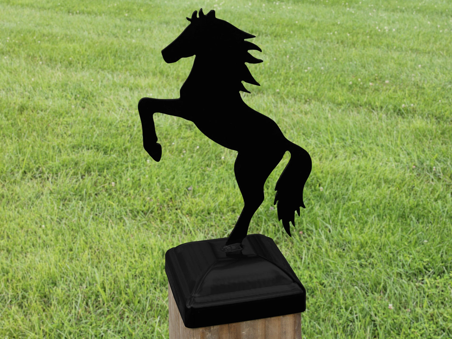6X6 Horse Post Cap (5.5 x 5.5 Post Size) - Madison Iron and Wood