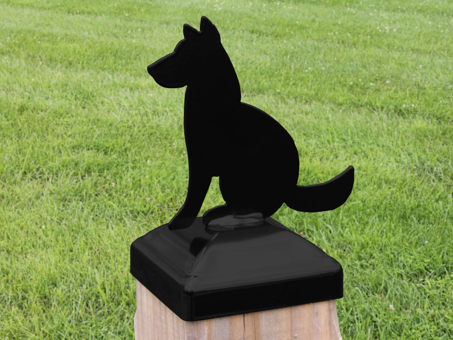 6X6 Dog Post Cap (5.5 x 5.5 Post Size) - Madison Iron and Wood