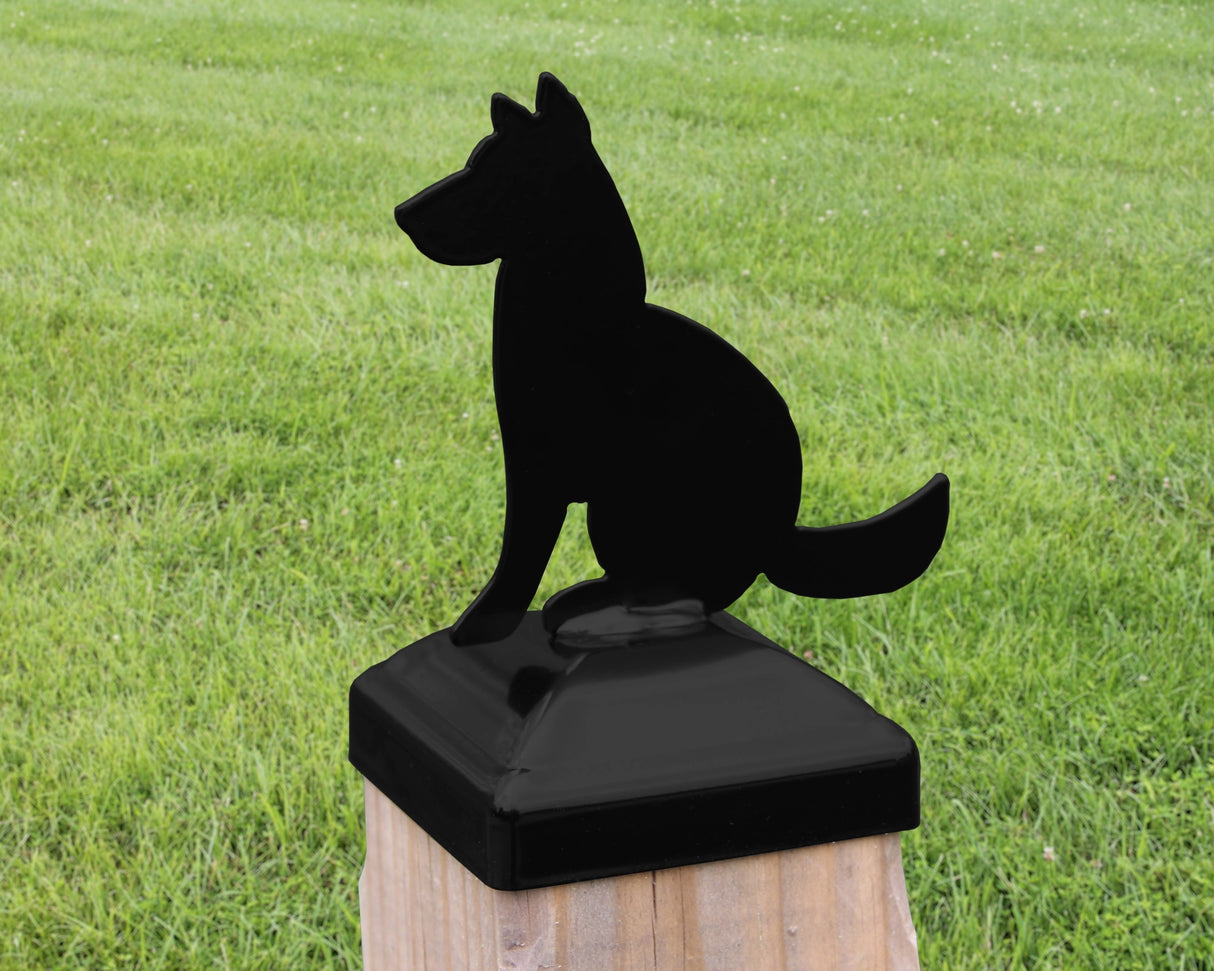 6X6 Dog Post Cap (5.5 x 5.5 Post Size) - Madison Iron and Wood