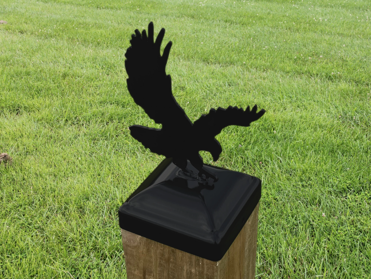 6X6 Eagle Post Cap (5.5 x 5.5 Post Size) - Madison Iron and Wood