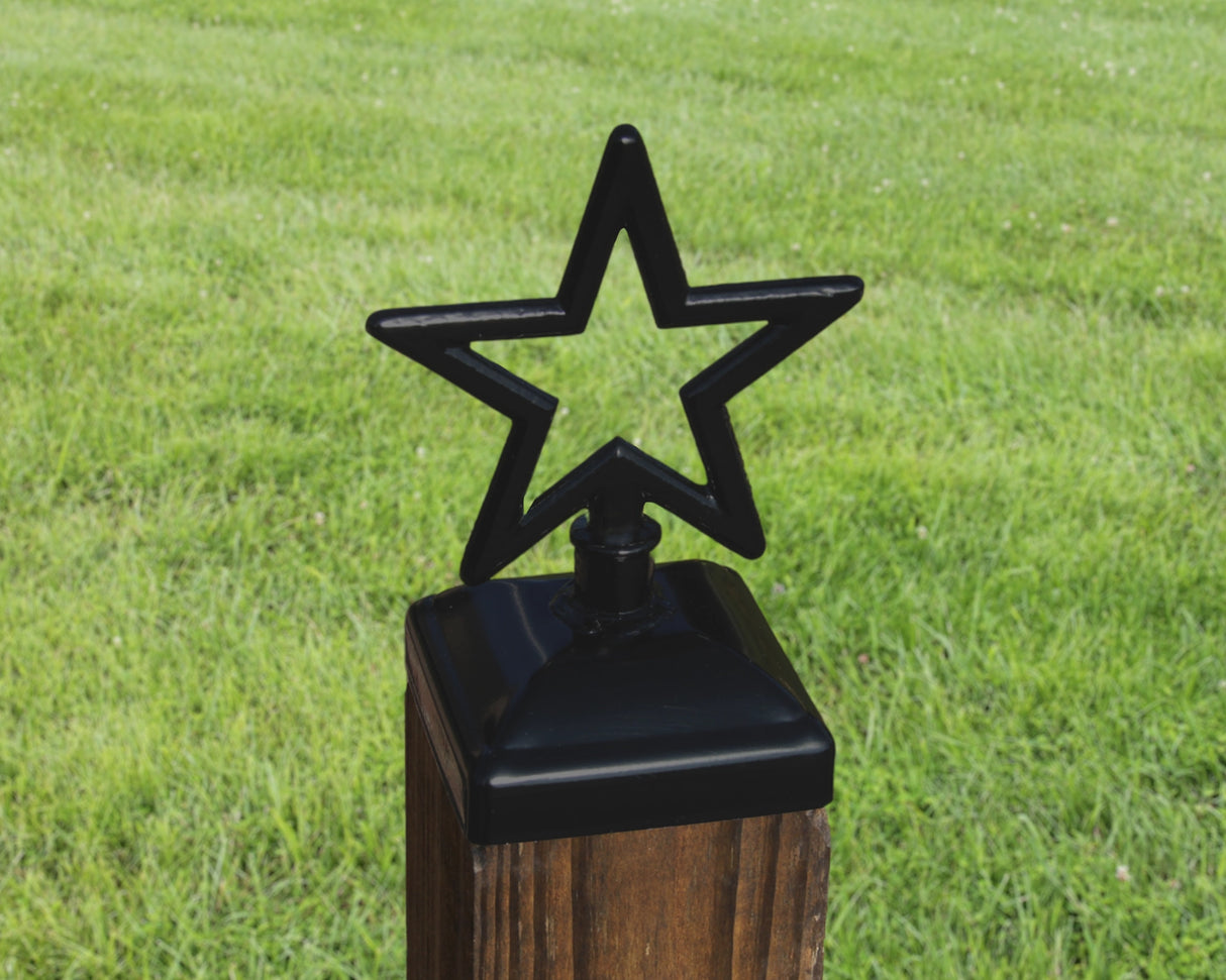 4x4 Star Post Cap (3.5 x 3.5 Post Size) - Madison Iron and Wood