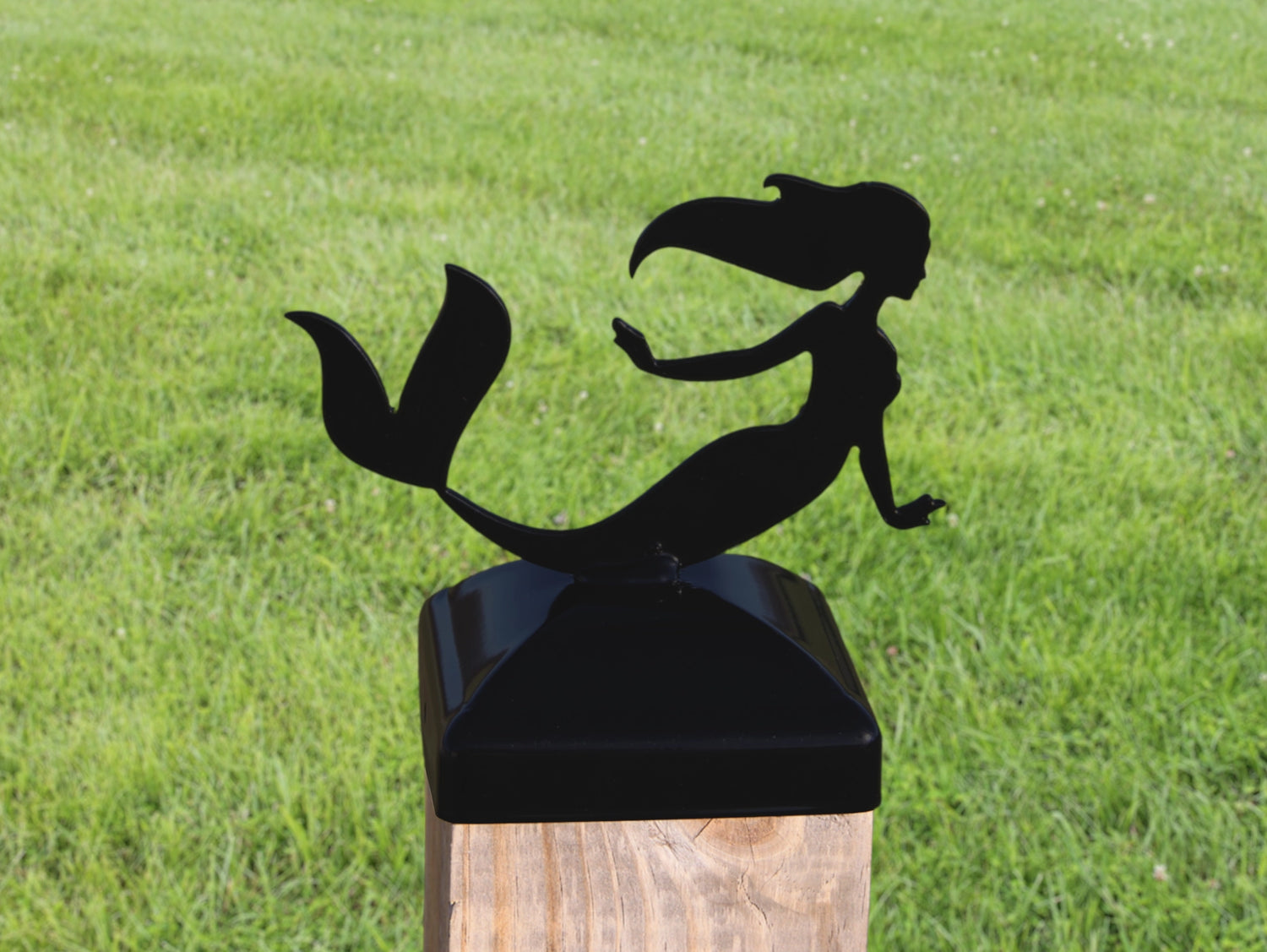 6X6 Mermaid Post Cap (5.5 x 5.5 Post Size) - Madison Iron and Wood