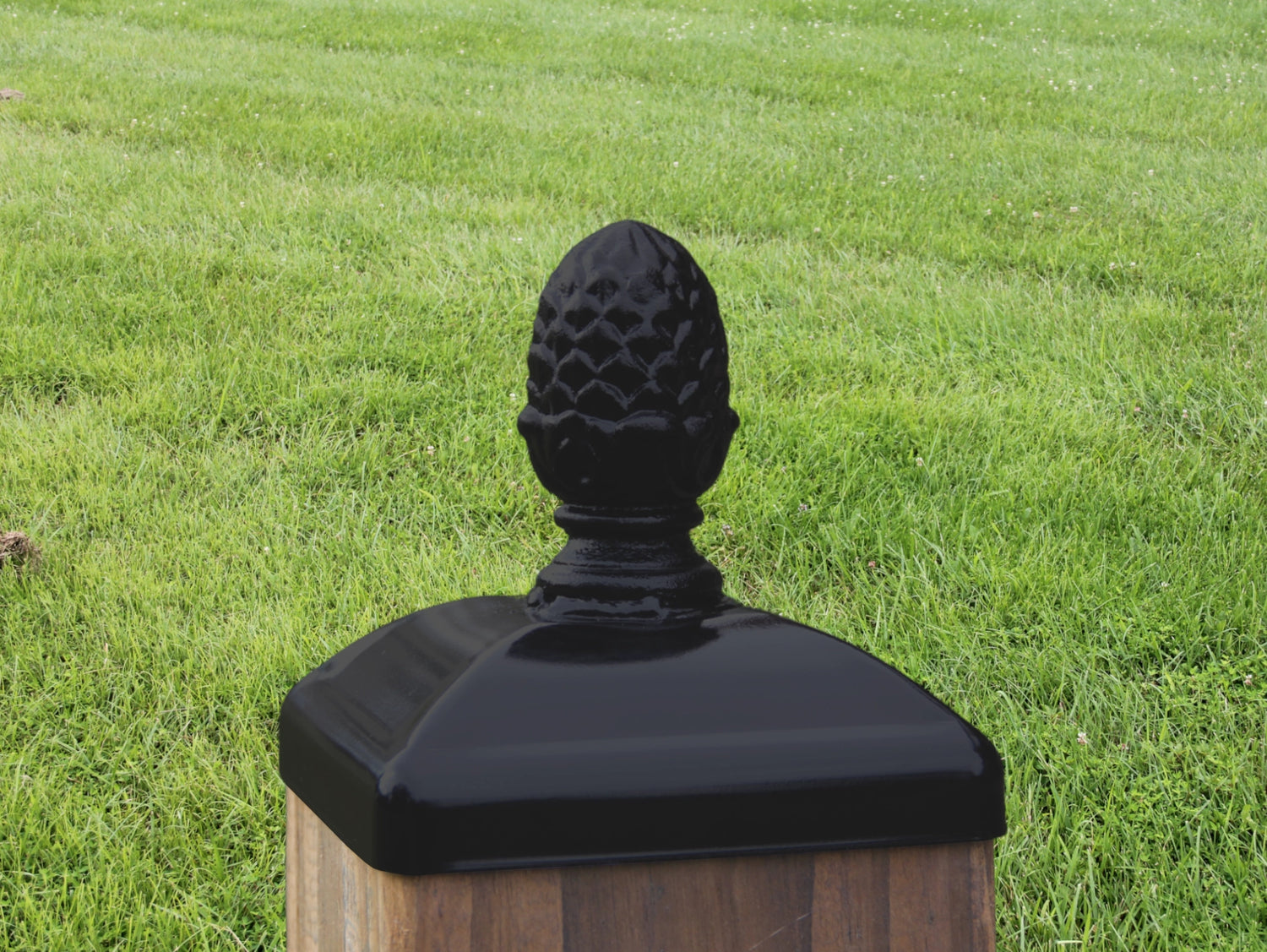 6x6 Large Pineapple Post Cap (5.5 x 5.5 Post Size) - Madison Iron and Wood