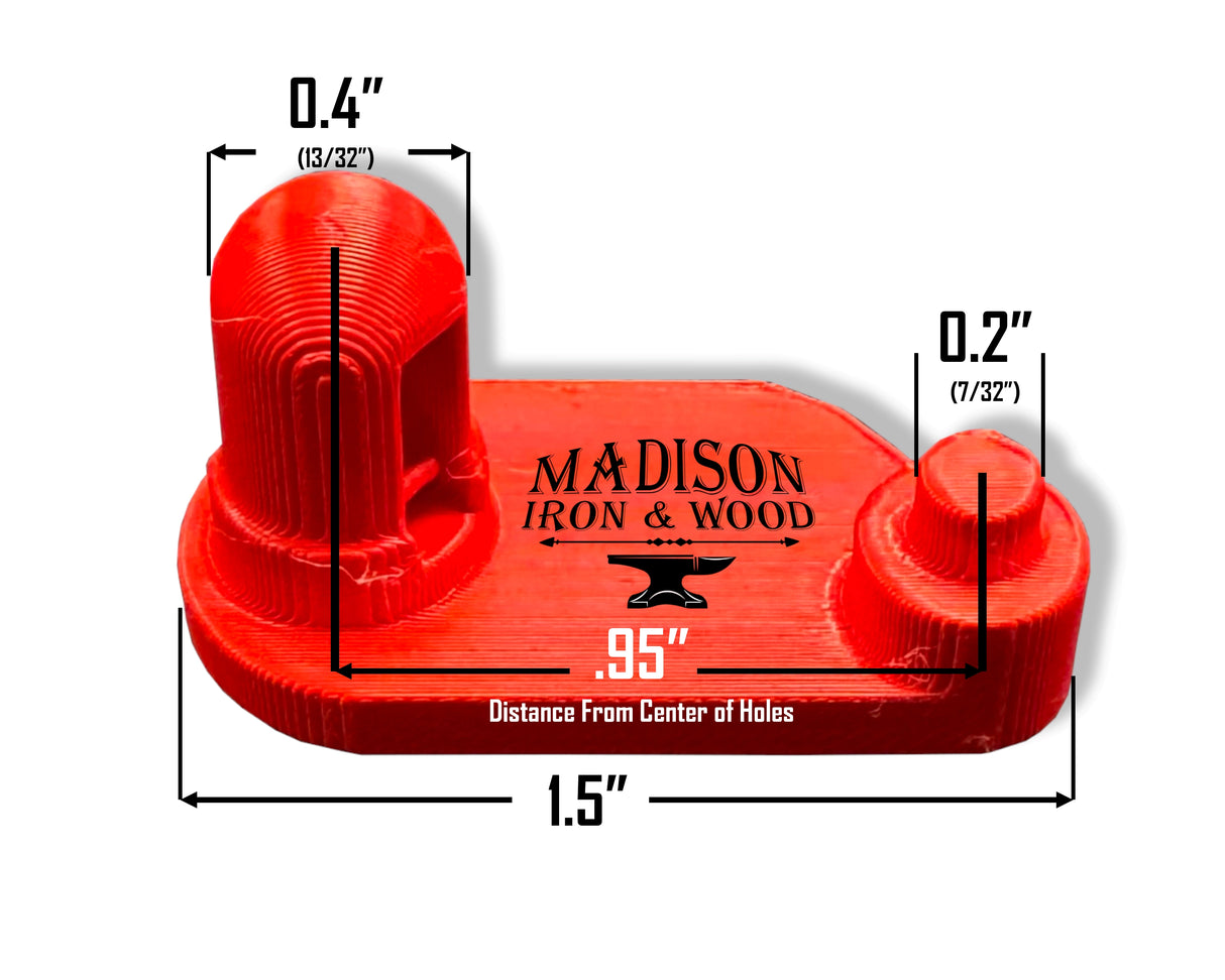 Flag Mounting Hardware Kit for Metal Mailbox - Madison Iron and Wood