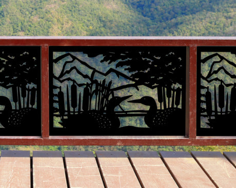 80"x30" - Duck Pond Fence/Gate Panel Insert - Madison Iron and Wood