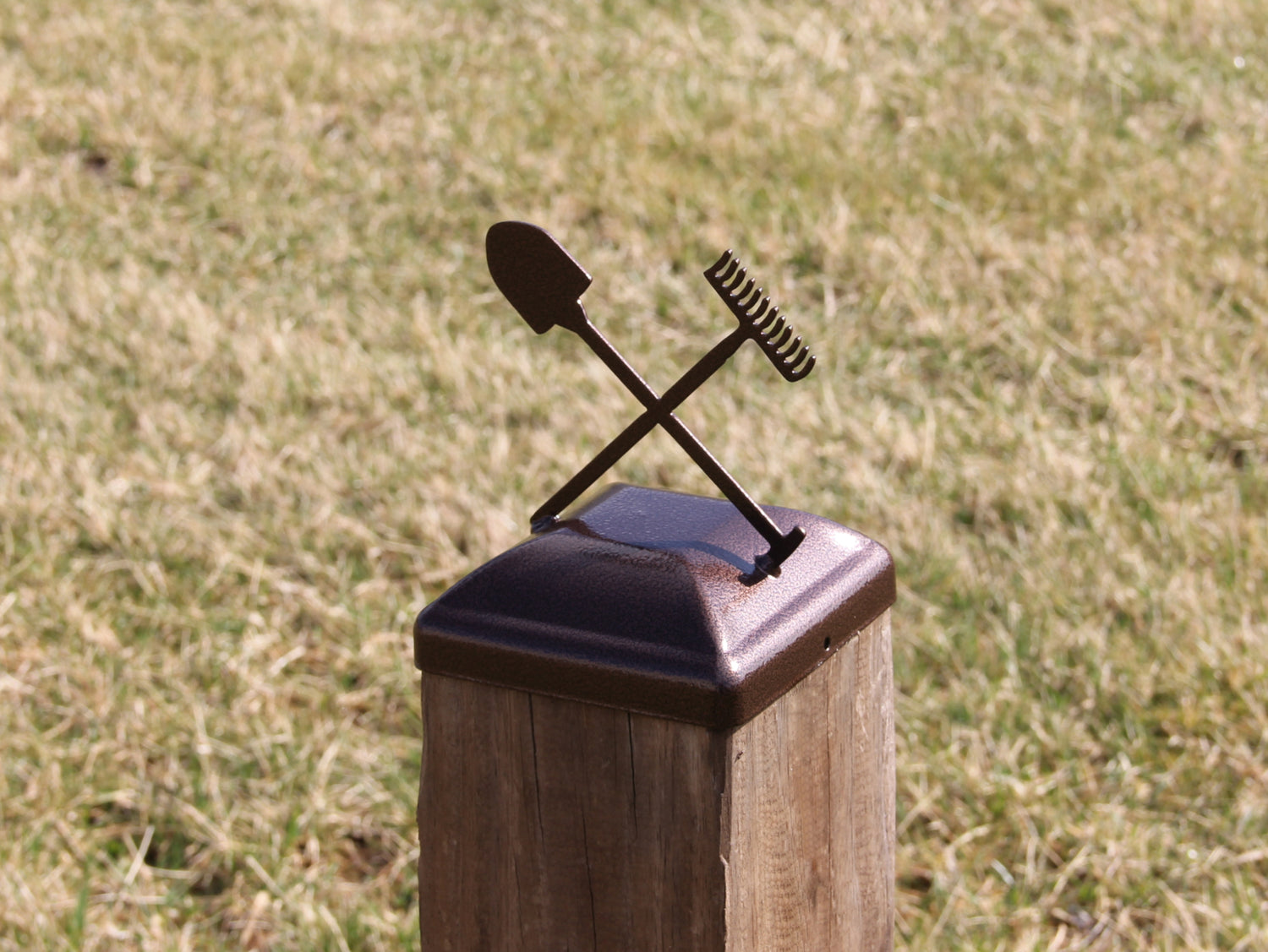 True Size 6x6 Post Cap Musical and Misc. Finial Choice - Madison Iron and Wood