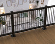 80"x30" - Round Spindle Railing Panel Insert - Madison Iron and Wood