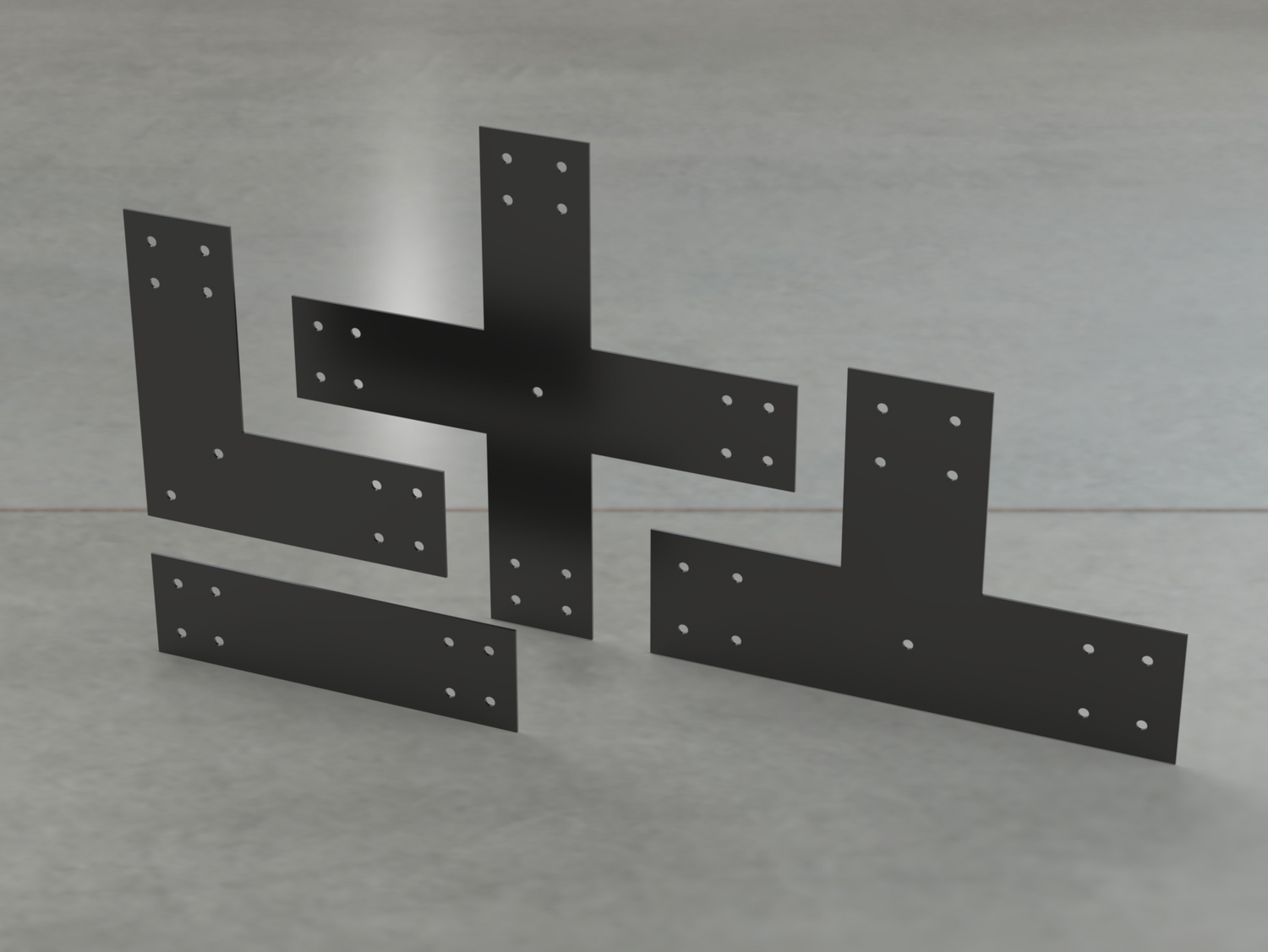 Industrial Style Brackets for 6x6 Dimensional Lumber - Madison Iron and Wood