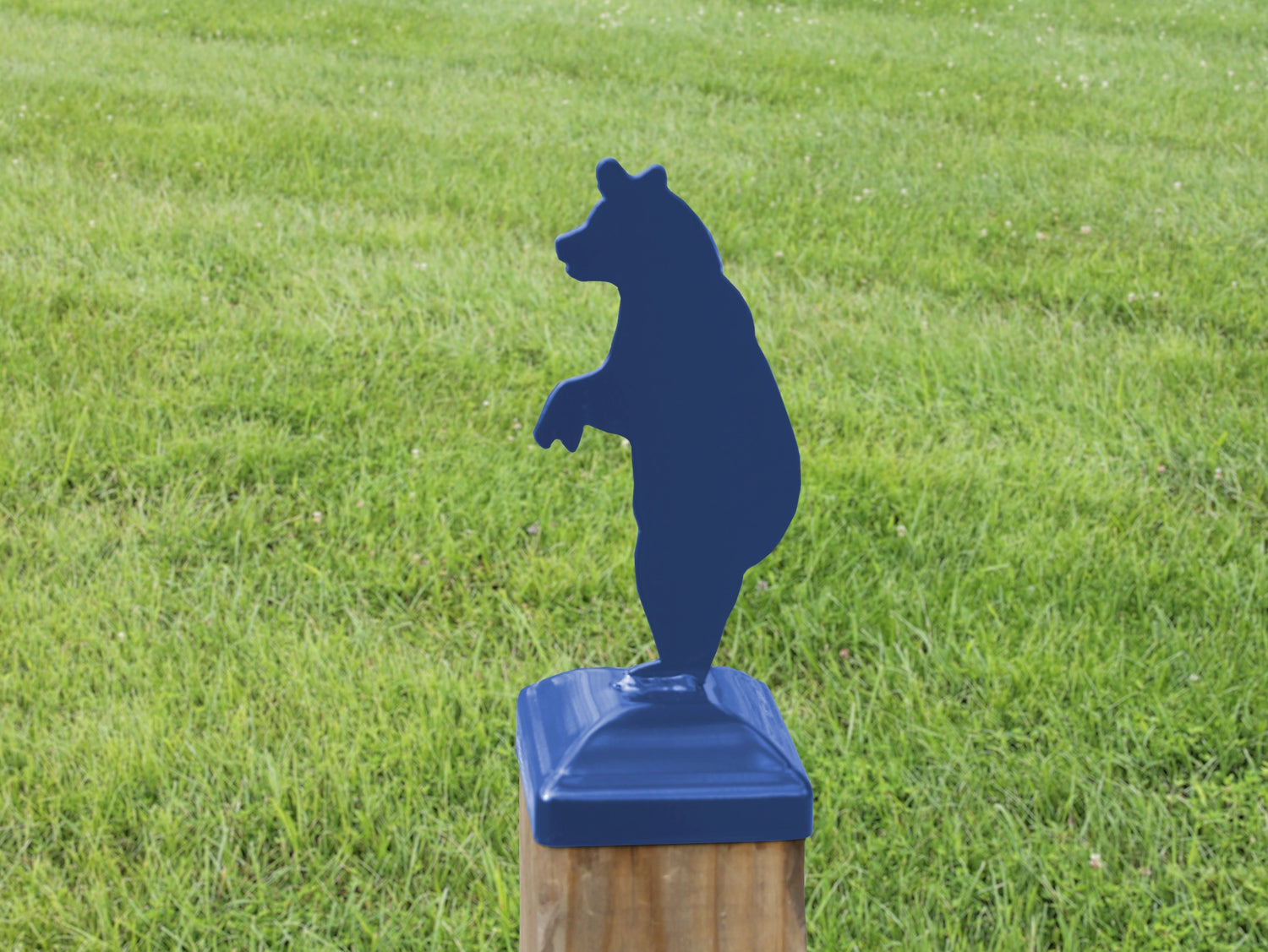 6X6 Bear Standing Post Cap (5.5 x 5.5 Post Size) - Madison Iron and Wood