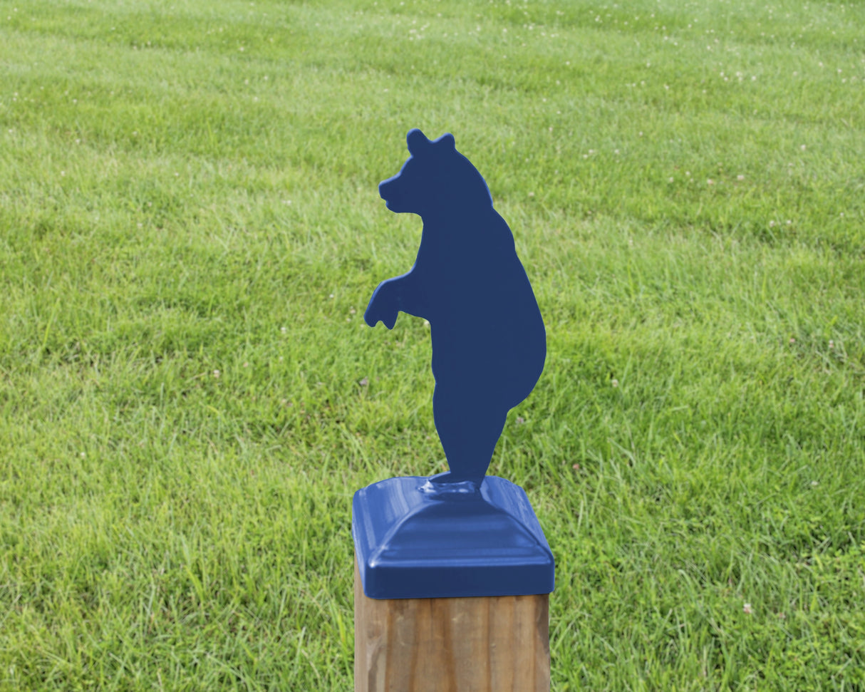 6X6 Bear Standing Post Cap (5.5 x 5.5 Post Size) - Madison Iron and Wood