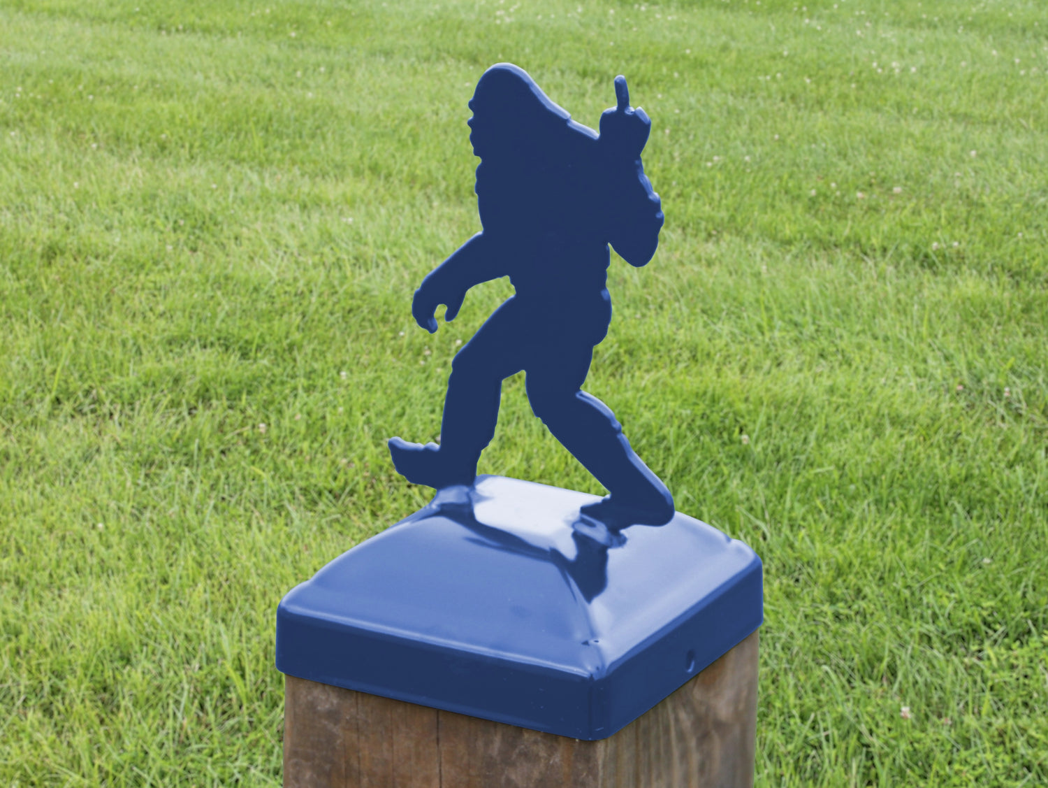 6X6 Bigfoot Middle Finger Post Cap (5.5 x 5.5 Post Size) - Madison Iron and Wood