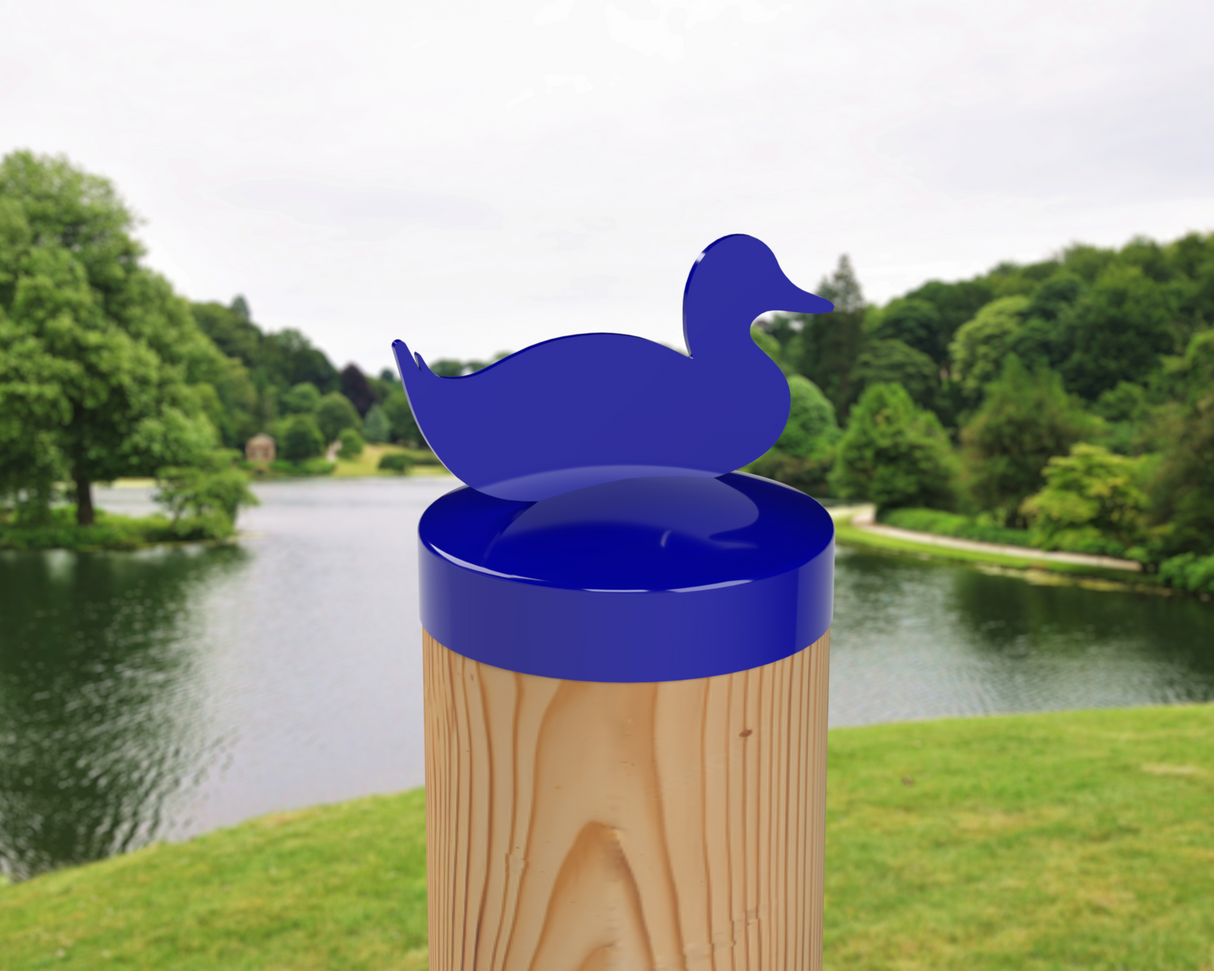 Duck, Round Post Cap (4x4 Round Post Size) - Madison Iron and Wood