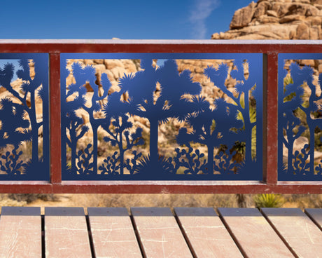 80"x30" - Joshua Tree National Park Fence/Gate Panel Insert - Madison Iron and Wood