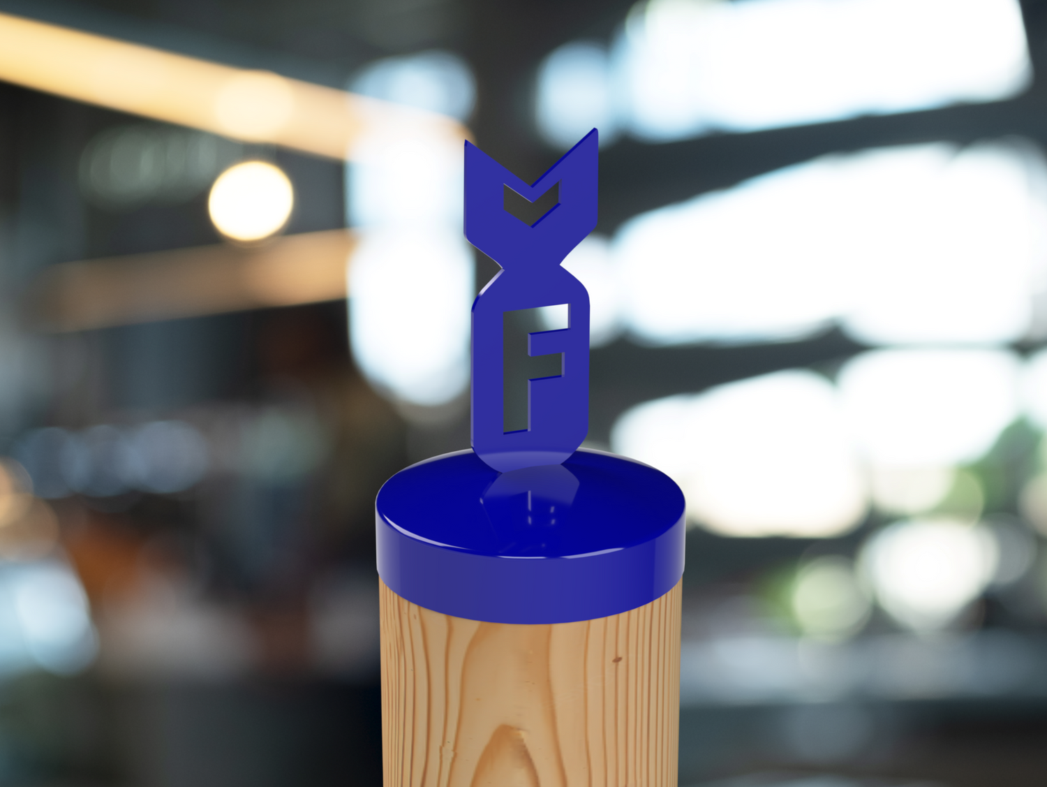 F Bomb, Round Post Cap (4x4 Round Post Size) - Madison Iron and Wood