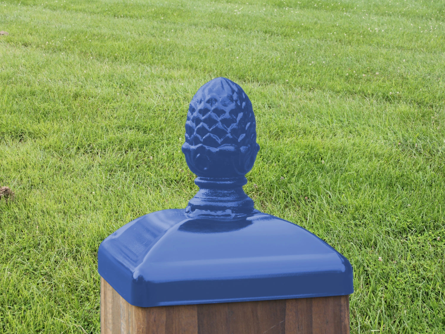 6x6 Large Pineapple Post Cap (5.5 x 5.5 Post Size) - Madison Iron and Wood