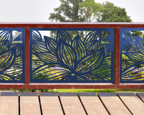 80"x30" - Garden Flower Fence/Gate Panel Insert - Madison Iron and Wood