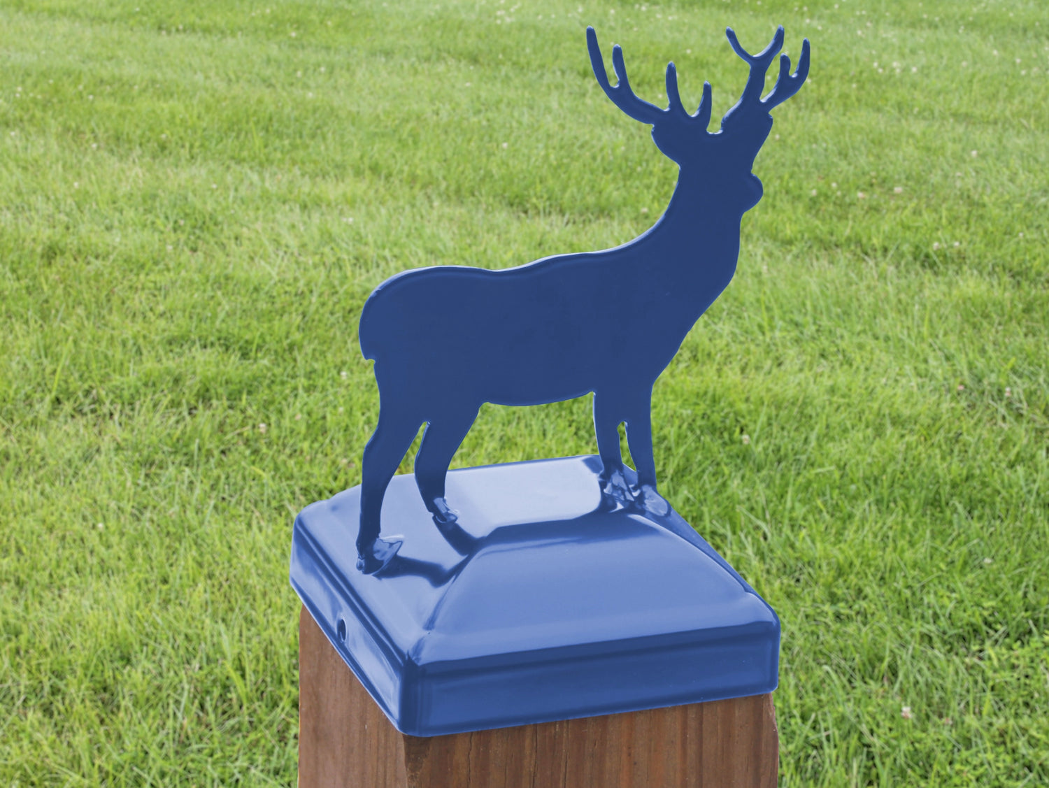 6X6 Deer Post Cap (5.5 x 5.5 Post Size) - Madison Iron and Wood