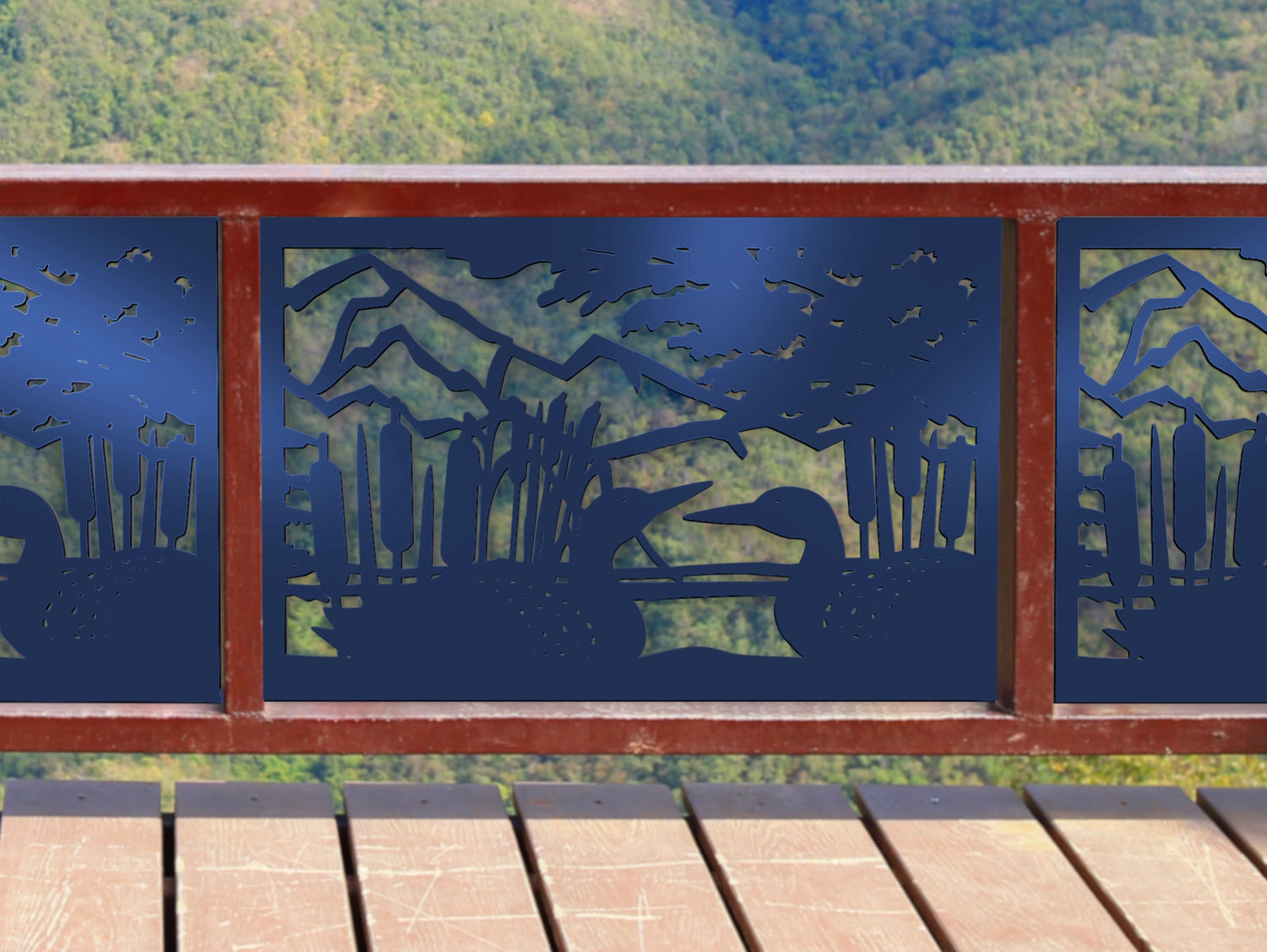 80"x30" - Duck Pond Fence/Gate Panel Insert - Madison Iron and Wood