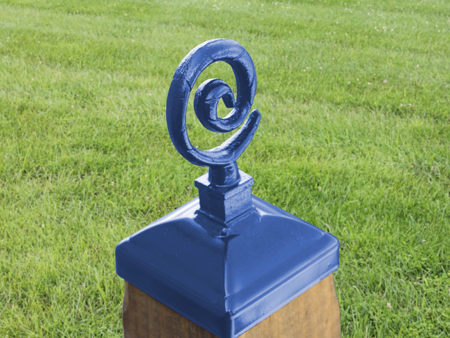 4x4 Spiral Post Cap (3.5 x 3.5 Post Size) - Madison Iron and Wood