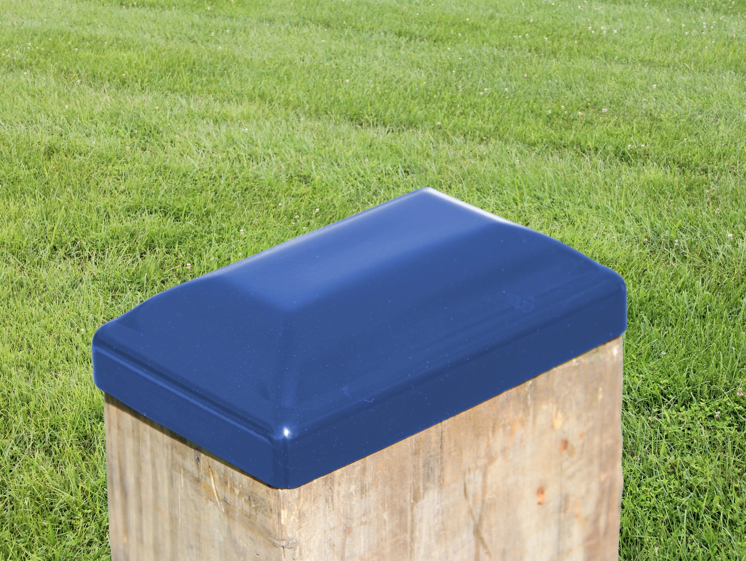 4X6 (nominal size) Steel Post Cap (3.5 x 5.5 Post Size) - Madison Iron and Wood