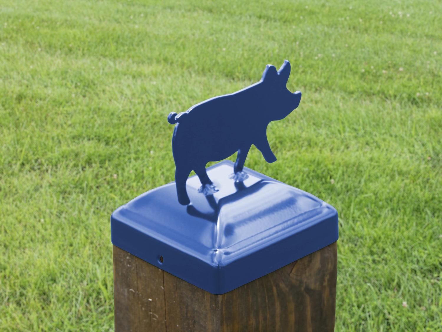6X6 Pig Post Cap (5.5 x 5.5 Post Size) - Madison Iron and Wood