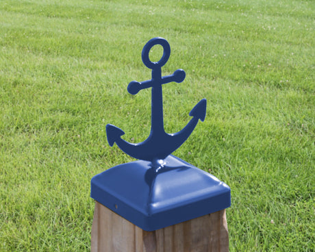 6X6 Anchor Post Cap (5.5 x 5.5 Post Size) - Madison Iron and Wood