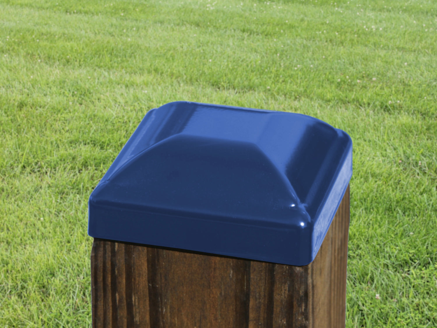 True 4x4 Heavy Duty Domed Steel Post Cap - Madison Iron and Wood