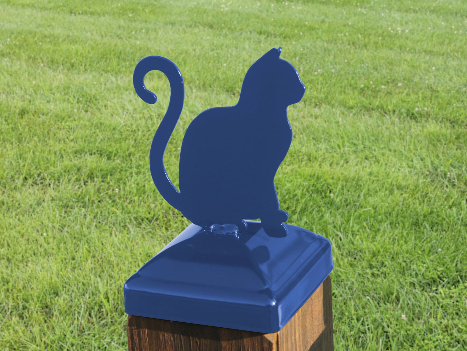 6X6 Cat Post Cap (5.5 x 5.5 Post Size) - Madison Iron and Wood