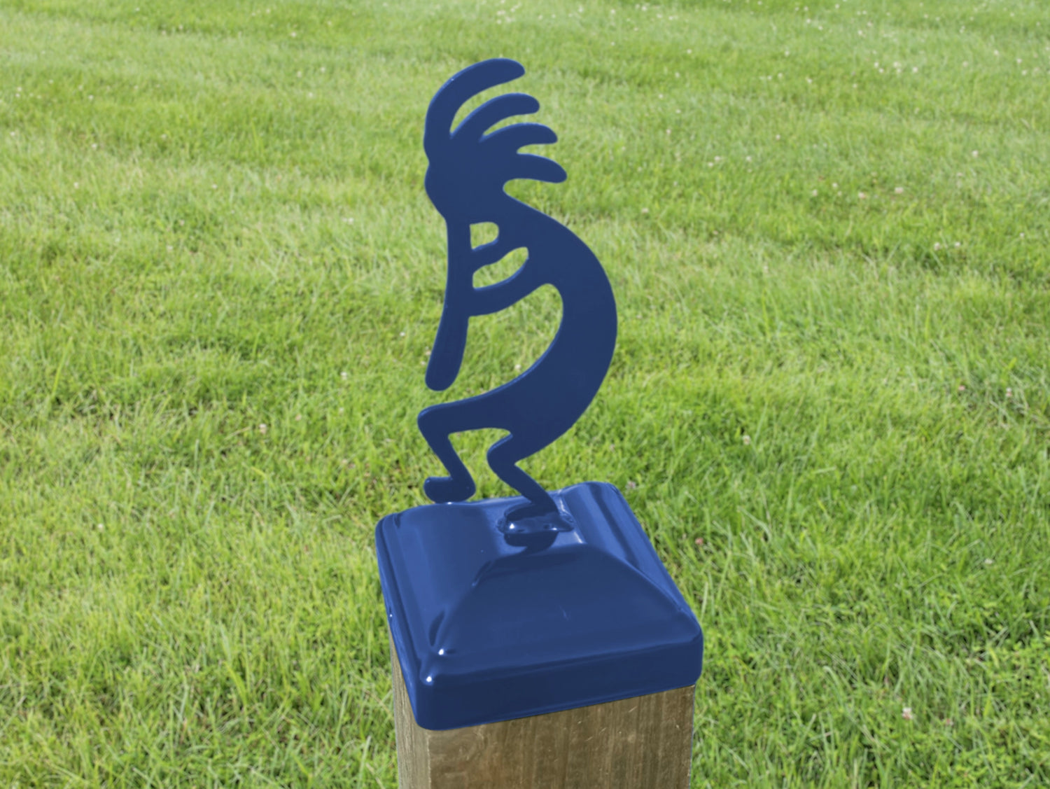 6X6 Kokopelli Post Cap (5.5 x 5.5 Post Size) - Madison Iron and Wood