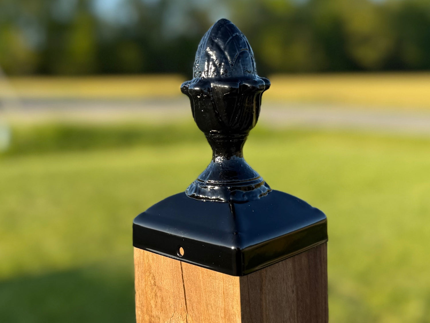 4x4 Pineapple Post Cap (3.5 x 3.5 Post Size) - Madison Iron and Wood