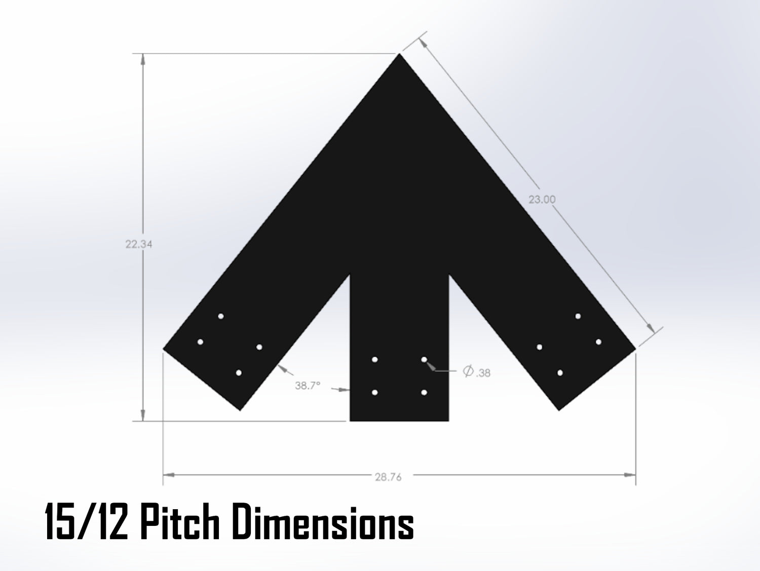 King Truss Industrial Brackets, For 8 Inch Lumber - Madison Iron and Wood