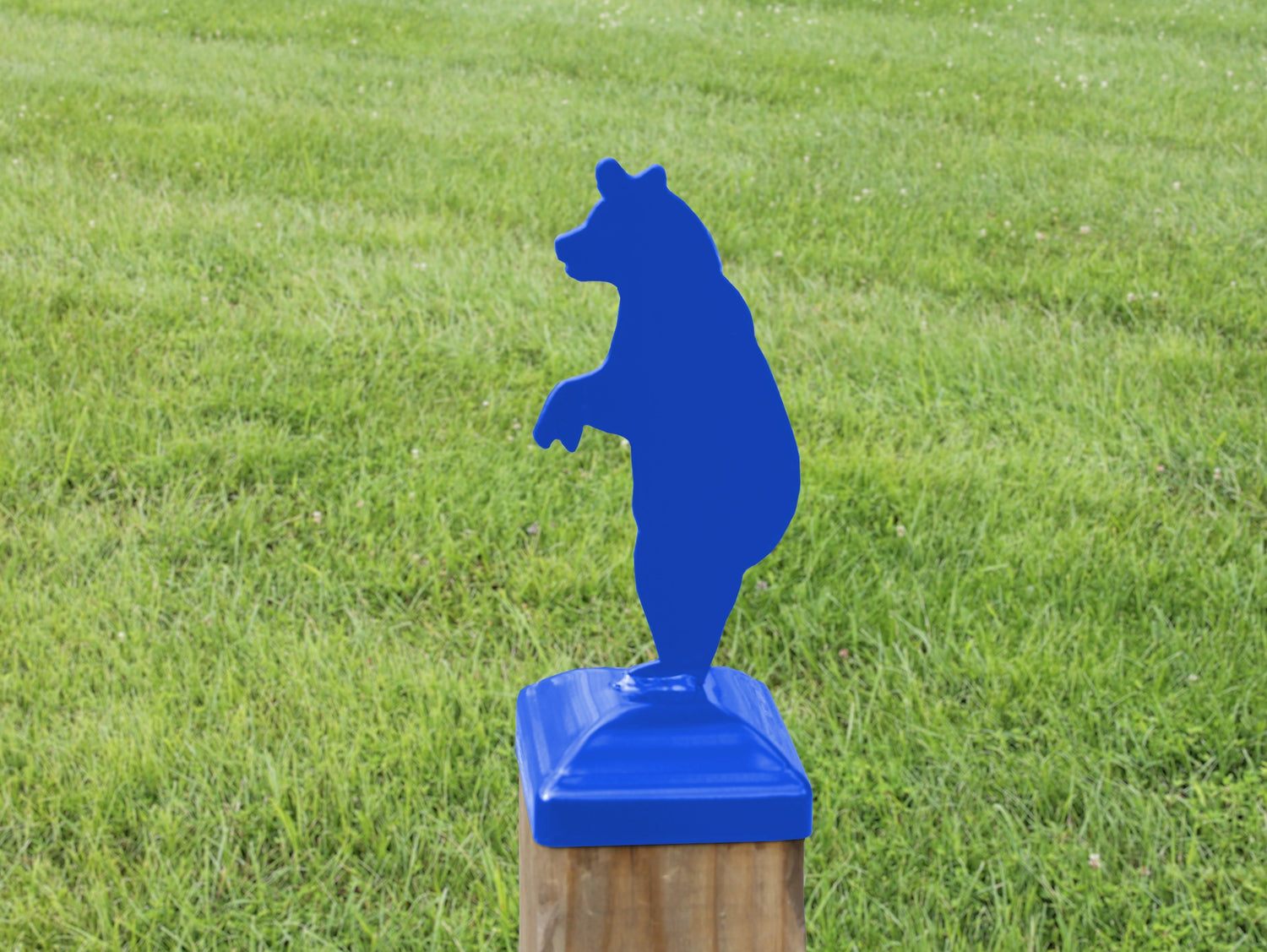6X6 Bear Standing Post Cap (5.5 x 5.5 Post Size) - Madison Iron and Wood