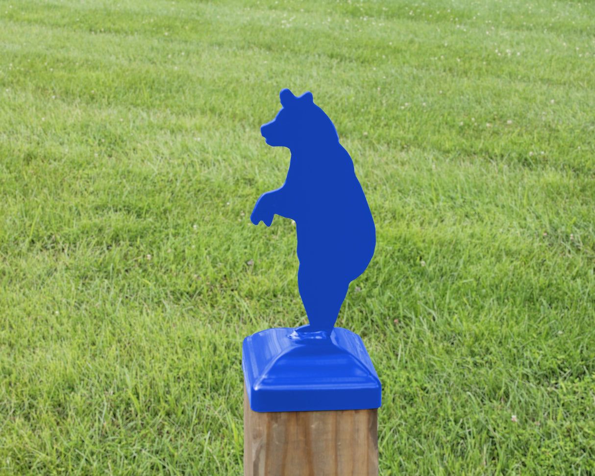 6X6 Bear Standing Post Cap (5.5 x 5.5 Post Size) - Madison Iron and Wood