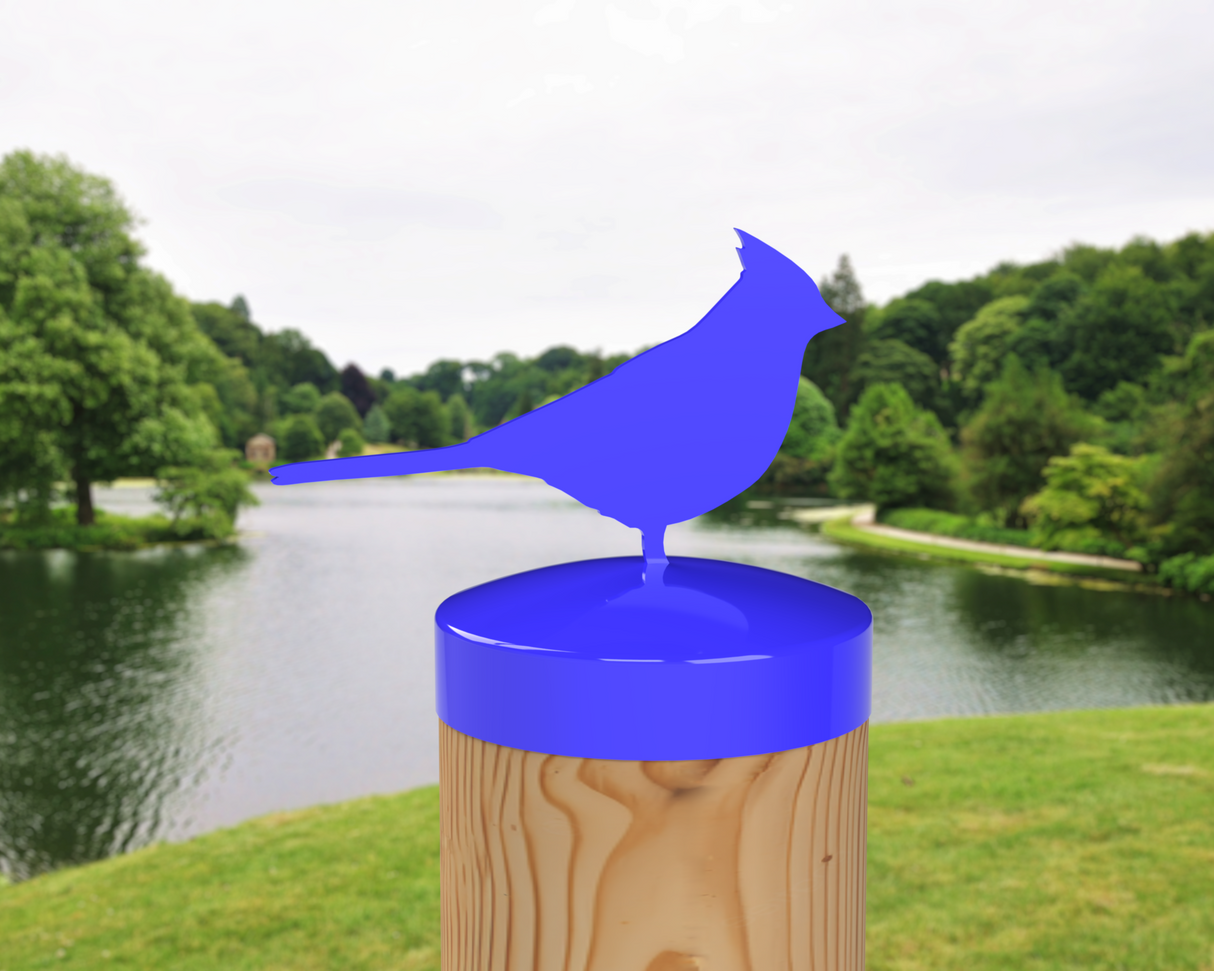 Cardinal, Round Post Cap (4x4 Round Post Size) - Madison Iron and Wood