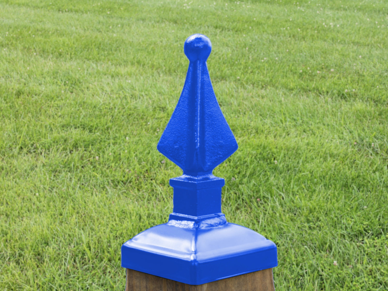 4x4 Quad Spear Post Cap (3.5 x 3.5 Post Size) - Madison Iron and Wood