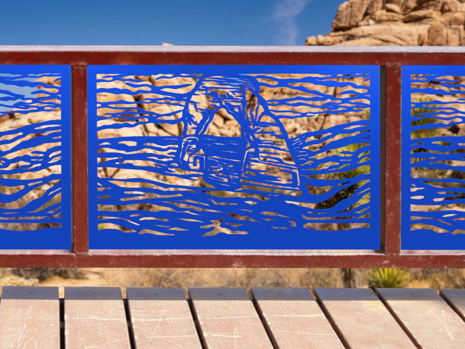 80"x30" - Arches National Park Fence/Gate Panel Insert - Madison Iron and Wood