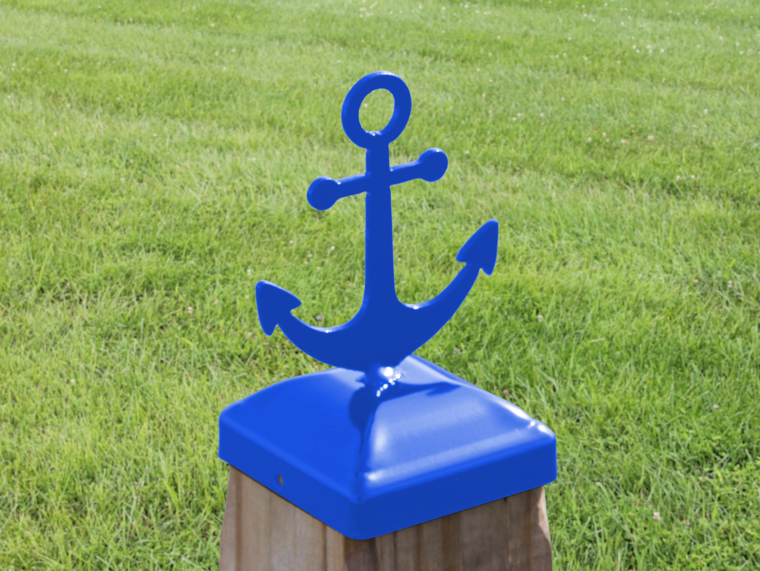 6X6 Anchor Post Cap (5.5 x 5.5 Post Size) - Madison Iron and Wood