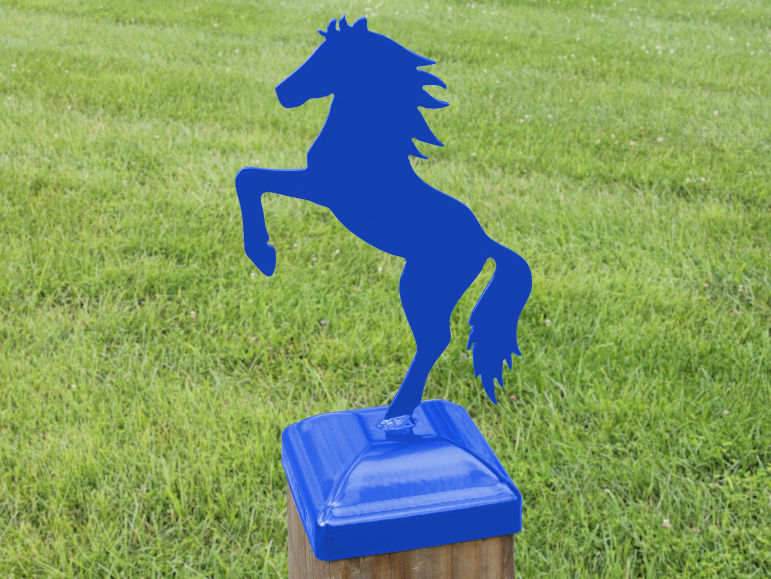 6X6 Horse Post Cap (5.5 x 5.5 Post Size) - Madison Iron and Wood