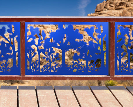 80"x30" - Joshua Tree National Park Fence/Gate Panel Insert - Madison Iron and Wood