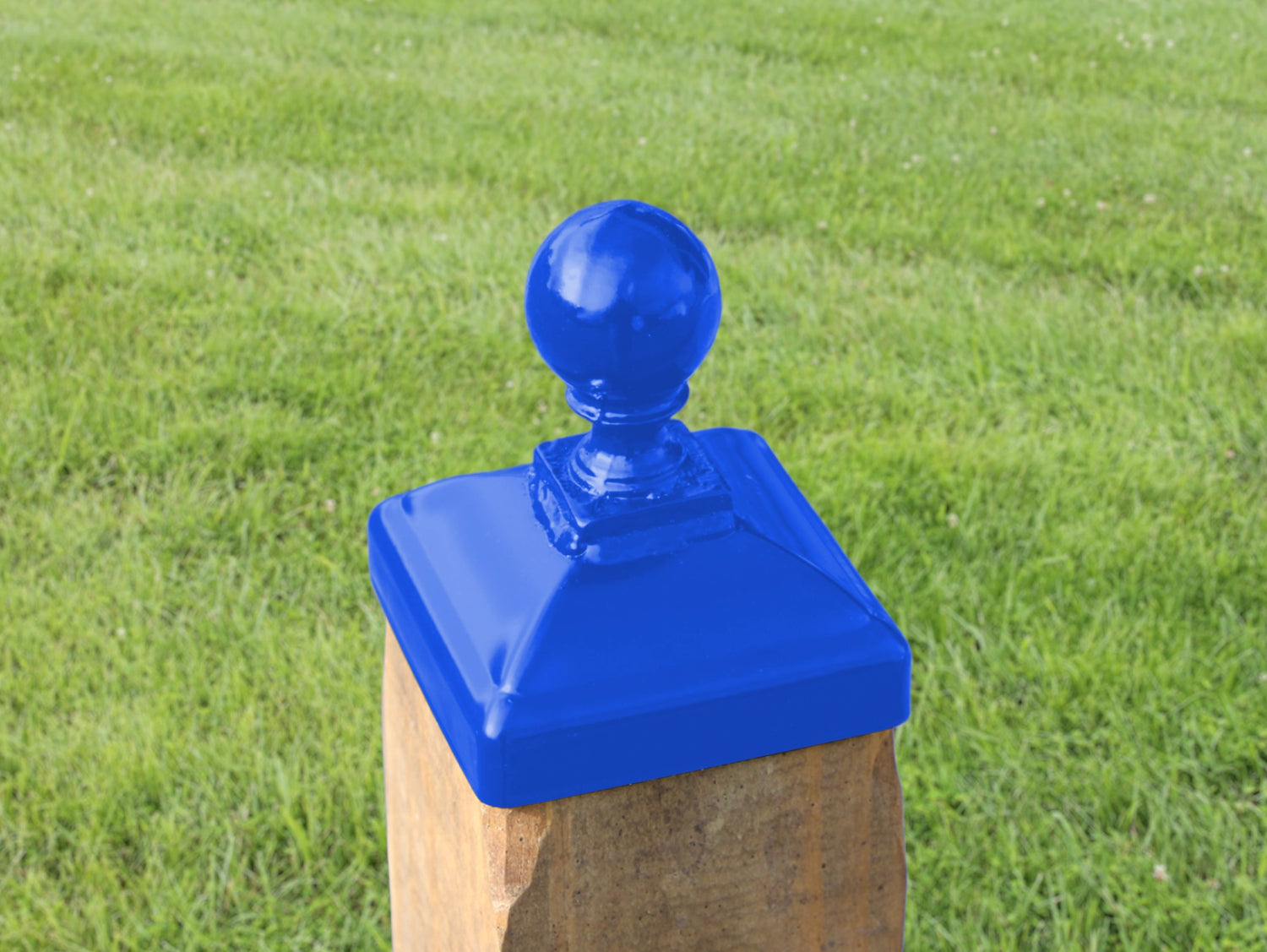 4x4 Cannonball Post Cap (3.5 x 3.5 Post Size) - Madison Iron and Wood