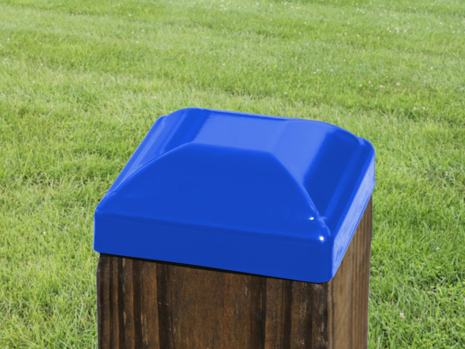 True 4x4 Heavy Duty Domed Steel Post Cap - Madison Iron and Wood