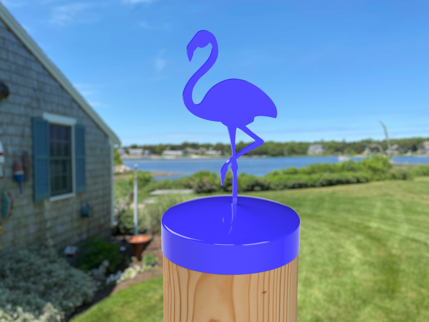Flamingo, Round Post Cap (4x4 Round Post Size) - Madison Iron and Wood
