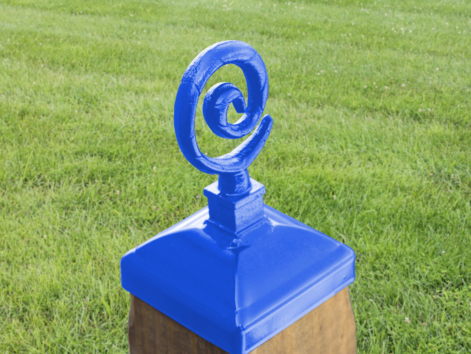 4x4 Spiral Post Cap (3.5 x 3.5 Post Size) - Madison Iron and Wood