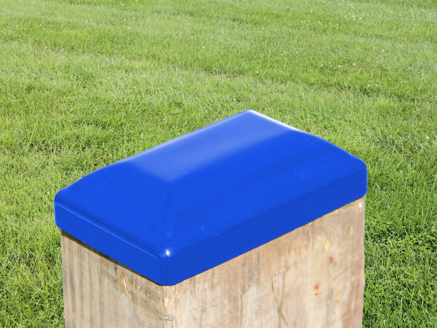 4X6 (nominal size) Steel Post Cap (3.5 x 5.5 Post Size) - Madison Iron and Wood