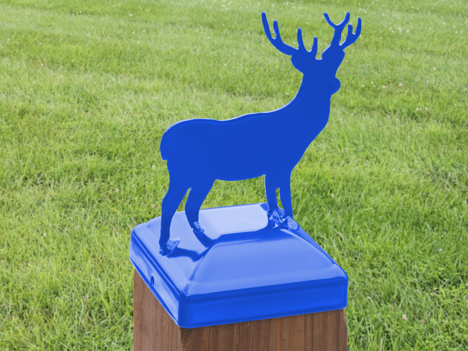 6X6 Deer Post Cap (5.5 x 5.5 Post Size) - Madison Iron and Wood