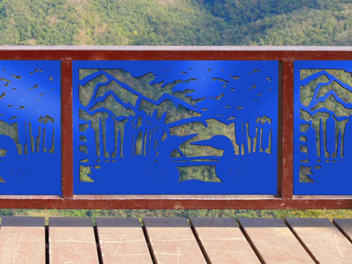 80"x30" - Duck Pond Fence/Gate Panel Insert - Madison Iron and Wood