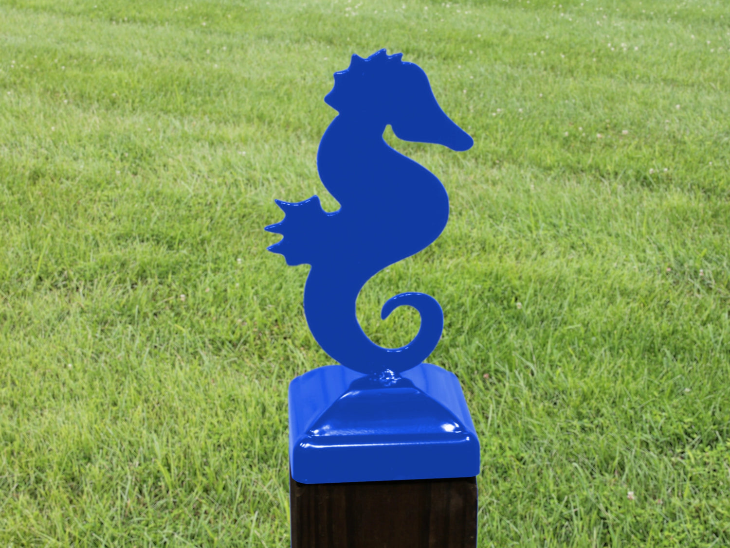 6X6 Seahorse Post Cap (5.5 x 5.5 Post Size) - Madison Iron and Wood