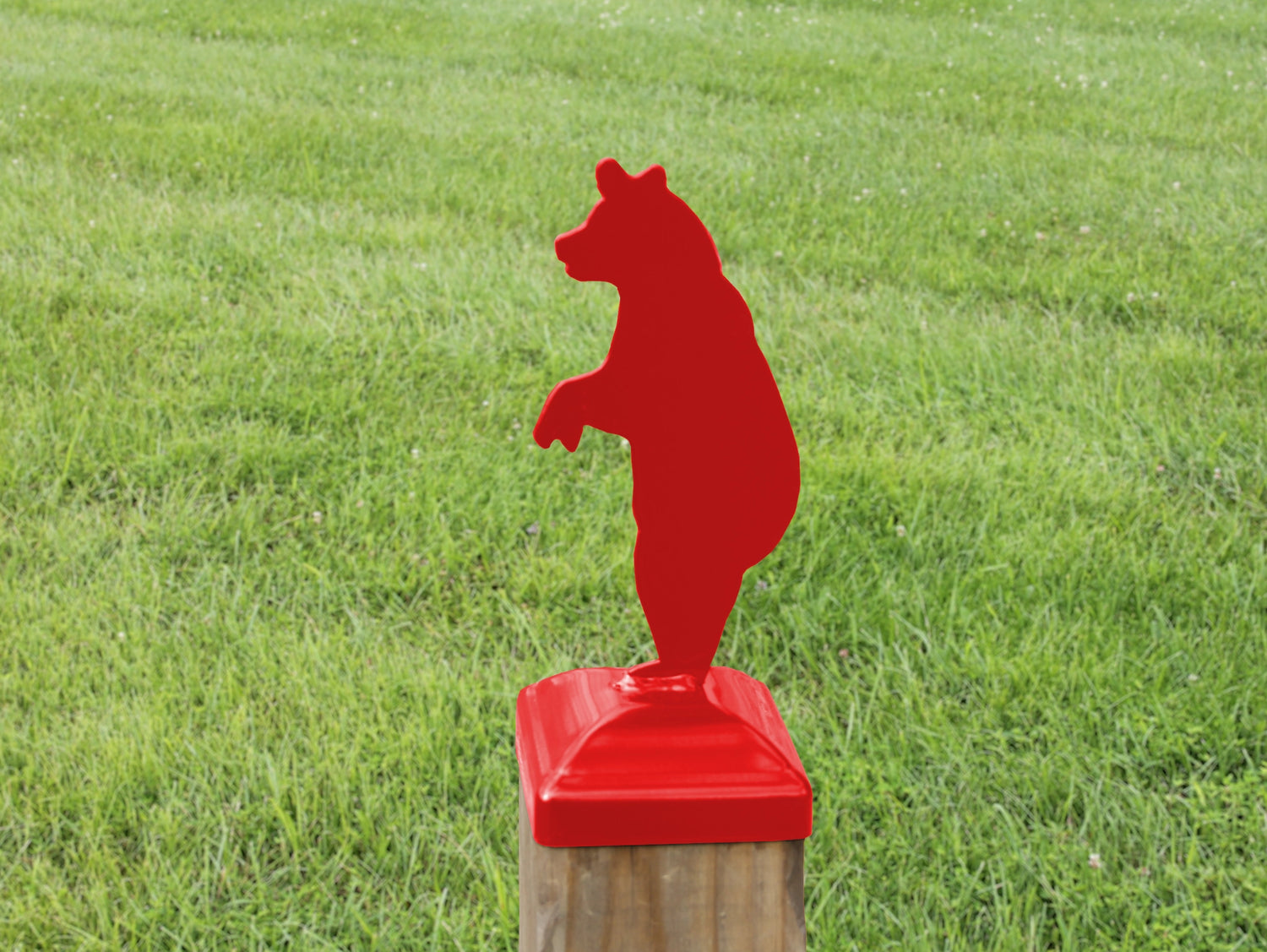 6X6 Bear Standing Post Cap (5.5 x 5.5 Post Size) - Madison Iron and Wood