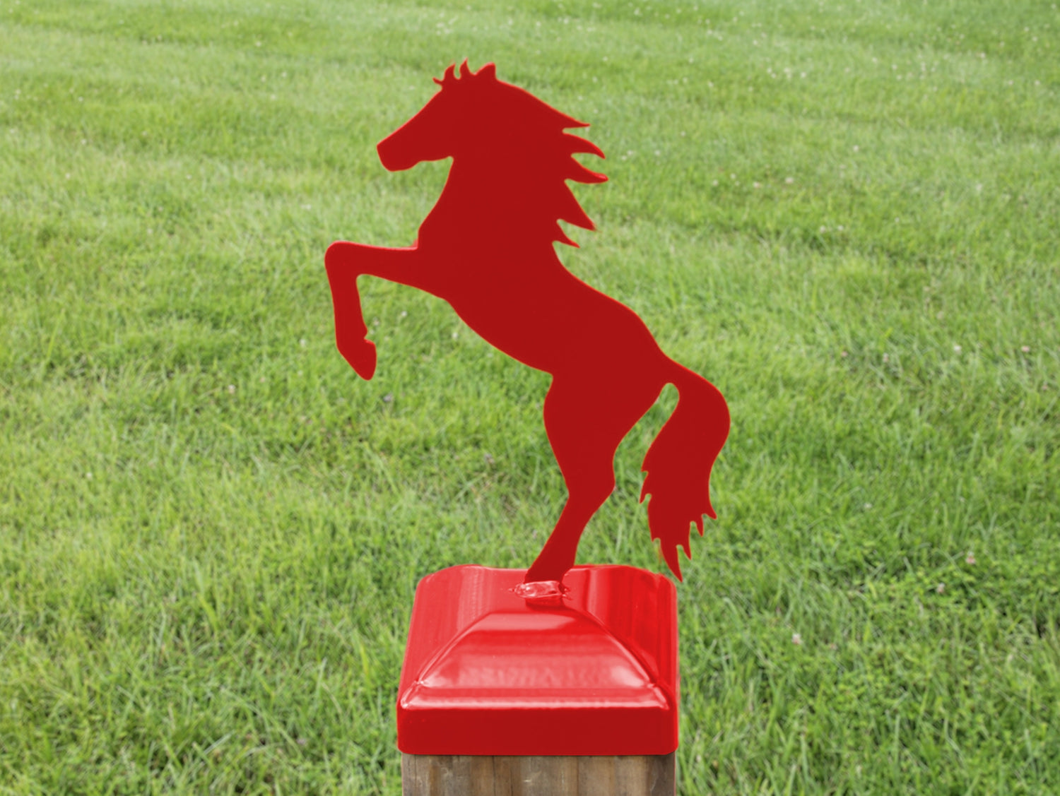 6X6 Horse Post Cap (5.5 x 5.5 Post Size) - Madison Iron and Wood